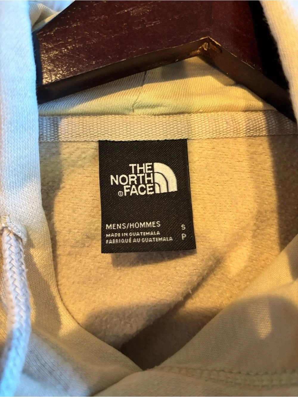 The North Face Men's Pullover Hoodie in Yellow with Forest Green Logo